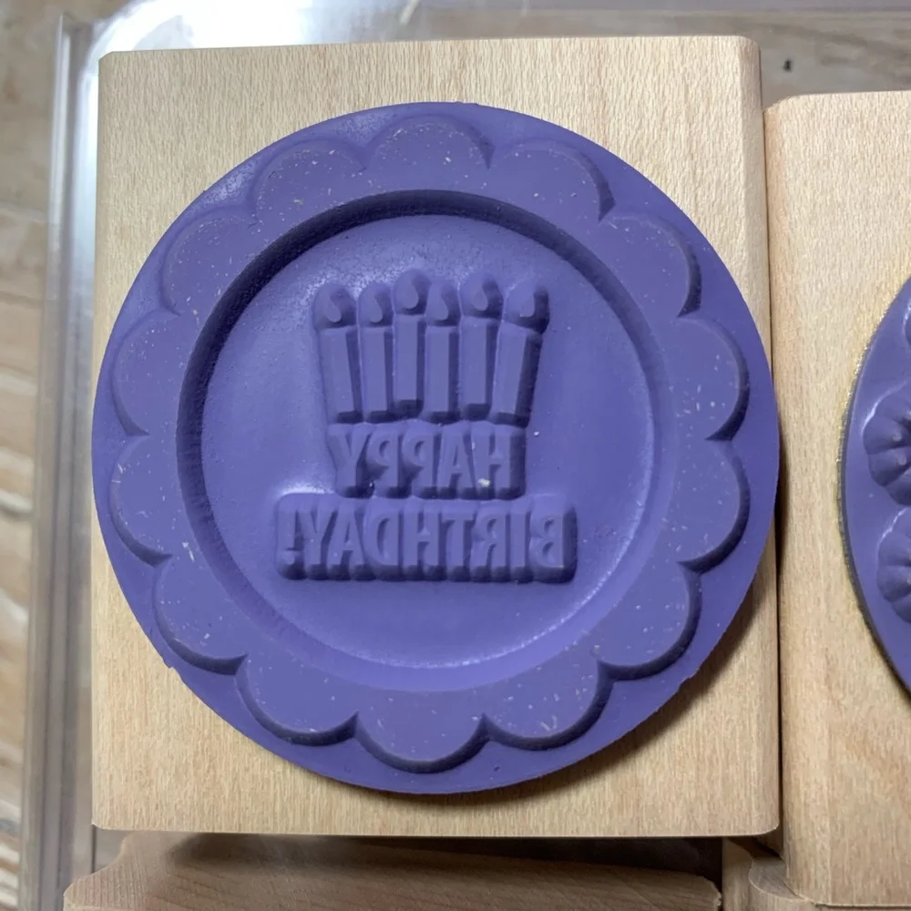 NIB Stampin Up So many Scallops stamps card making. Copy